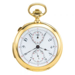 American gold five-minute repeating chronograph Circa 1910