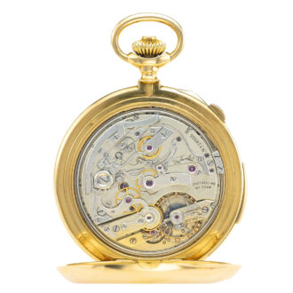 American gold five-minute repeating chronograph Circa 1910