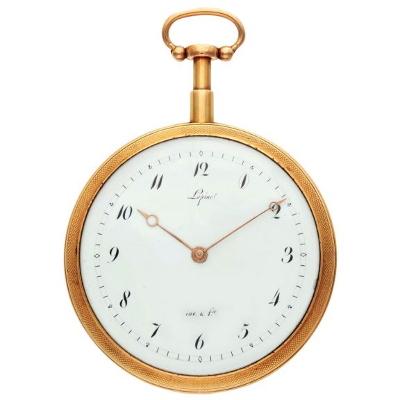 French 18K yellow gold quarter repeating à toc watch Circa 1789