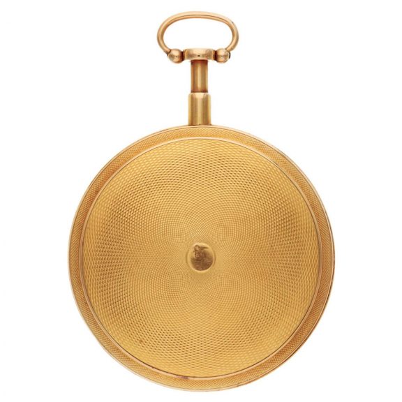 French 18K yellow gold quarter repeating à toc watch Circa 1789 French 18K yellow gold quarter repeating à toc watch Circa 1789