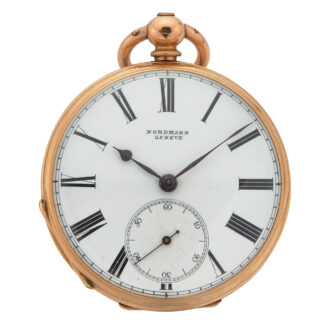 Swiss 18 carat gold keywind pocket watch Circa 1880 Swiss 18 carat gold keywind pocket watch Circa 1880