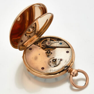 Swiss 18 carat gold keywind pocket watch Circa 1880 Swiss 18 carat gold keywind pocket watch Circa 1880