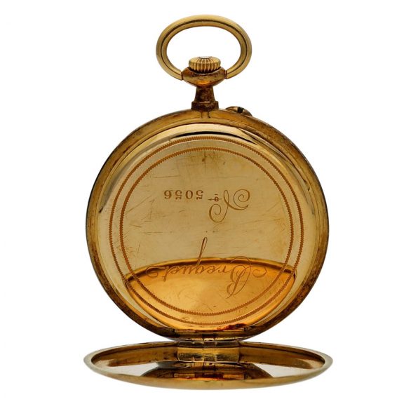 Swiss lady's yellow gold open faced pendant watch Circa 1910 Swiss lady's yellow gold open faced pendant watch Circa 1910