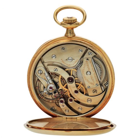 Heavy Swiss 18K gold open faced lever watch Circa 1916 Heavy Swiss 18K gold open faced lever watch Circa 1916