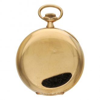 Heavy Swiss 18K gold open faced lever watch Circa 1916 Heavy Swiss 18K gold open faced lever watch Circa 1916