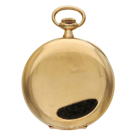 Heavy Swiss 18K gold open faced lever watch Circa 1916 Heavy Swiss 18K gold open faced lever watch Circa 1916