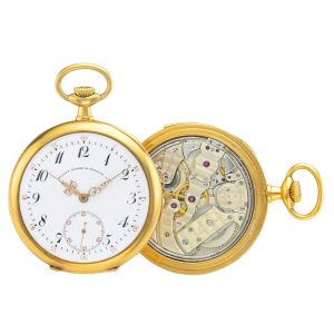 Fine Swiss pink gold minute repeating watch Circa 1907