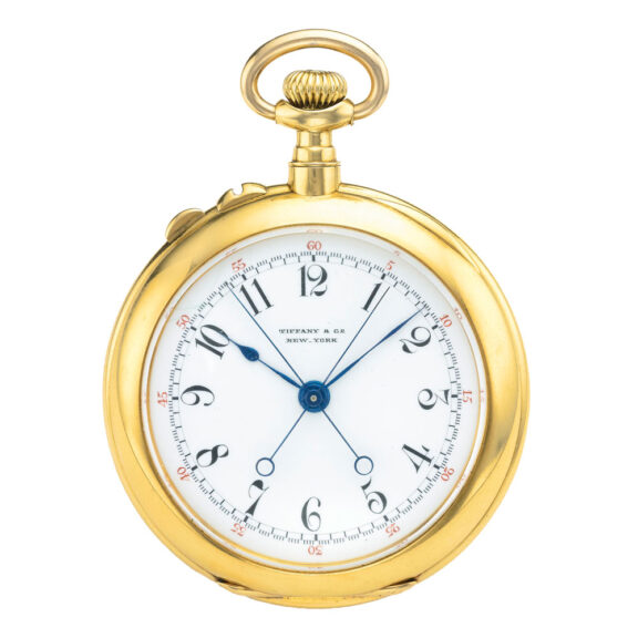 Gold Swiss split seconds chronograph lever watch Circa 1893 Gold Swiss split seconds chronograph lever watch Circa 1893