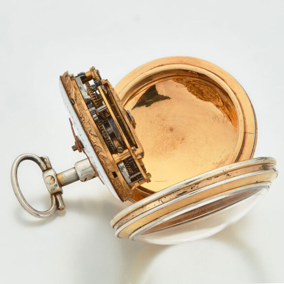 Small French silver quarter repeating verge Circa 1810 Small French silver quarter repeating verge Circa 1810