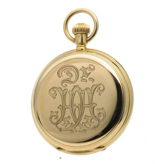 German gold Glashuette with jumping seconds Circa 1903 German gold Glashuette with jumping seconds Circa 1903