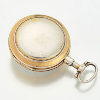 Small French silver quarter repeating verge Circa 1810