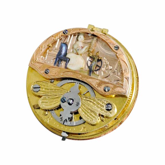French gold pocket watch "à quatre couleurs" Circa 1780 French gold pocket watch "à quatre couleurs" Circa 1780