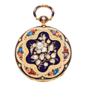 Swiss gold and enamel watch for the Turkish market Circa 1840