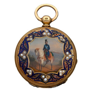 English gold hunter watch for the Ottoman market Circa 1850
