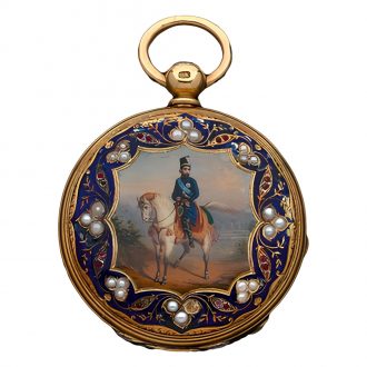 English gold hunter watch for the Ottoman market Circa 1850