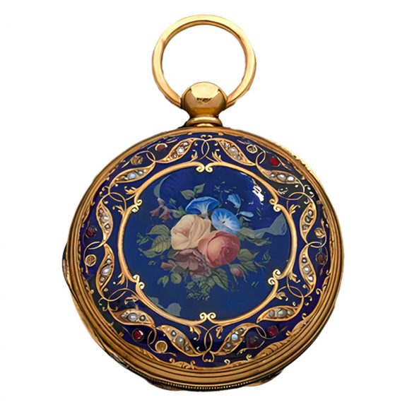 English gold hunter watch for the Ottoman market Circa 1850 English gold hunter watch for the Ottoman market Circa 1850