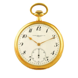 Fine Swiss 18K yellow gold keyless lever watch Circa 1920