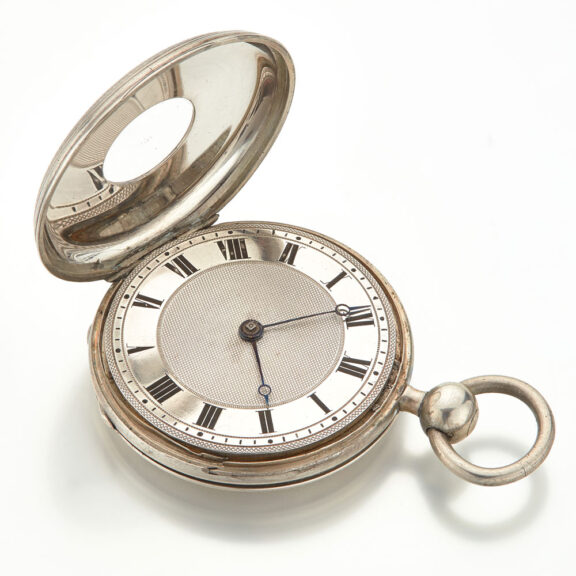 Swiss silver quarter repeating pocket watch Circa 1840 Swiss silver quarter repeating pocket watch Circa 1840