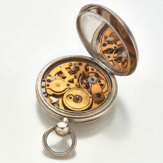 Swiss silver quarter repeating pocket watch Circa 1840