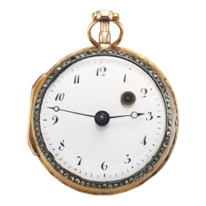 Very fine 18K gold skeletonized Swiss pocket watch Circa 1790