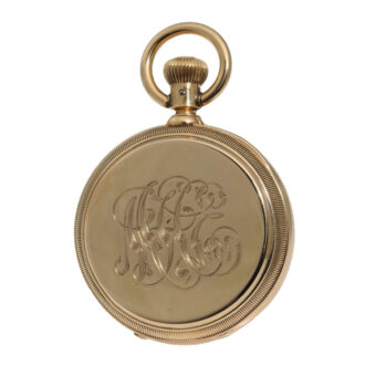 Heavy German gold lever for the American market Circa 1881