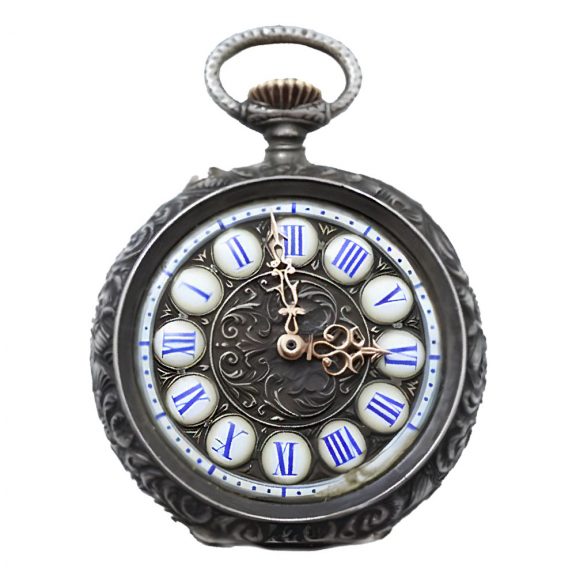 Unusuel small Swiss silver open faced pocket watch Circa 1883 Unusuel small Swiss silver open faced pocket watch Circa 1883