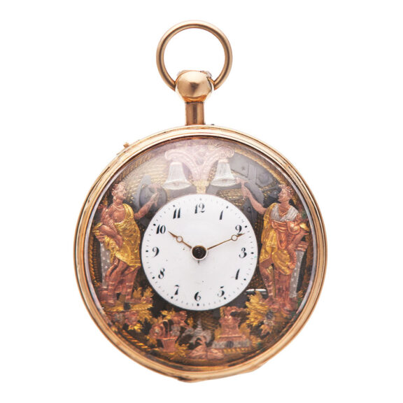 Quarter repeating 18 Carat gold Swiss pocket watch Circa 1820