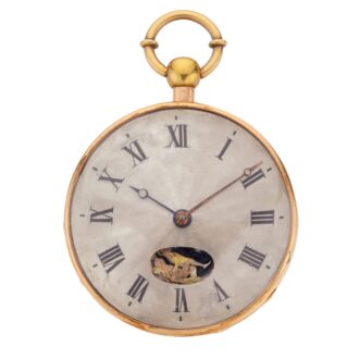 French gold quarter repeating erotic automaton Circa 1830 French gold quarter repeating erotic automaton Circa 1830