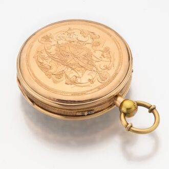 French gold quarter repeating erotic automaton Circa 1830 French gold quarter repeating erotic automaton Circa 1830