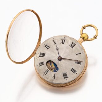 French gold quarter repeating erotic automaton Circa 1830 French gold quarter repeating erotic automaton Circa 1830