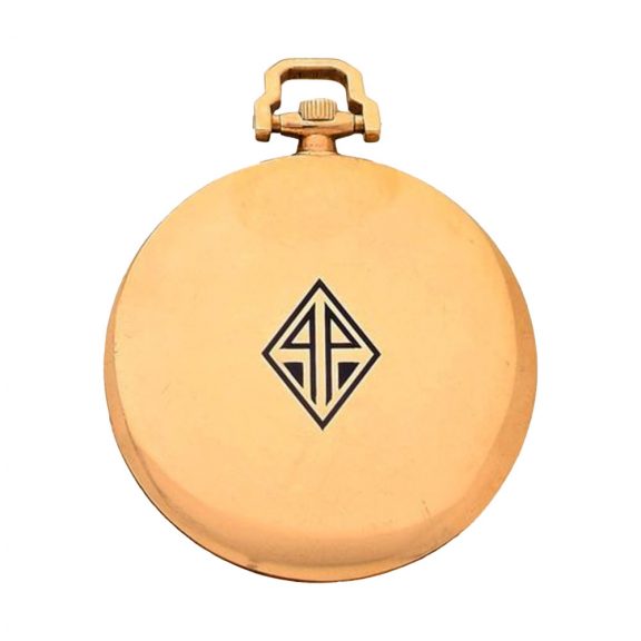 French 18K gold open faced keyless pocket watch Circa 1930 French 18K gold open faced keyless pocket watch Circa 1930