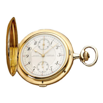 German 14k gold pocket watch with chronograph Circa 1915