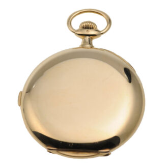 German 14k gold pocket watch with chronograph Circa 1915