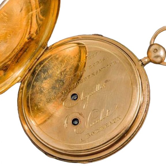 French gold quarter repeating pocket watch Circa 1840 French gold quarter repeating pocket watch Circa 1840