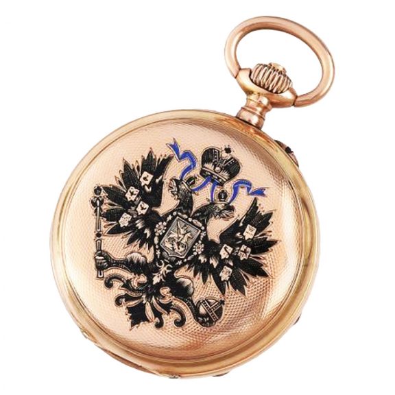 Russian gold full hunter Imperial presentation watch Circa 1890