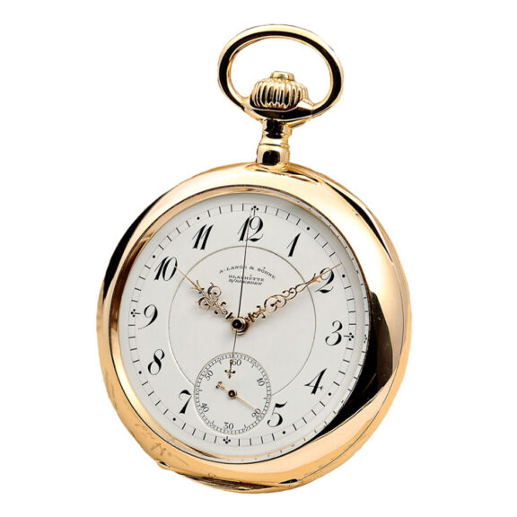 German gold doctor's watch with jumping seconds Circa 1905