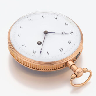 French gold and enamel quarter repeating watch Circa 1810