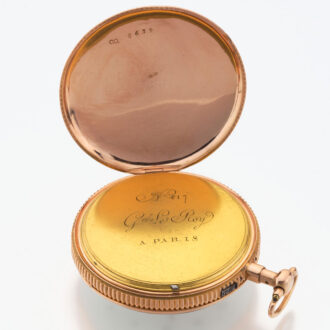 French gold and enamel quarter repeating watch Circa 1810