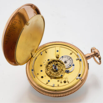 French gold and enamel quarter repeating watch Circa 1810