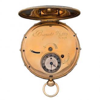French gold médaillon montre à tact cylinder watch Circa 1801