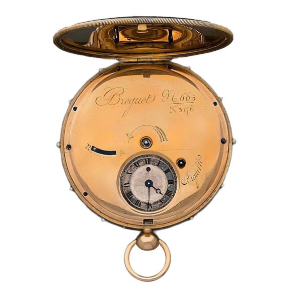 French gold médaillon montre à tact cylinder watch Circa 1801 French gold médaillon montre à tact cylinder watch Circa 1801