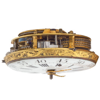 French gold and enamel quarter repeating verge Circa 1760