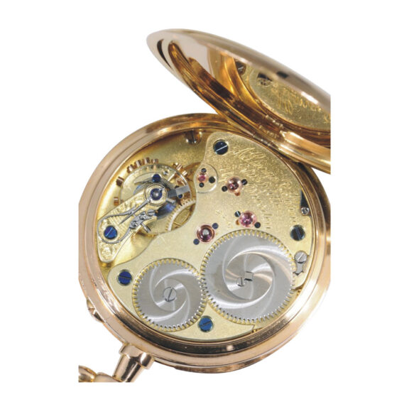 German rose gold open faced lever pocket watch Circa 1906 German rose gold open faced lever pocket watch Circa 1906