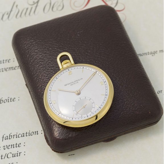 Fine Swiss 18 carat rose open faced lever watch Circa 1942 Fine Swiss 18 carat rose open faced lever watch Circa 1942