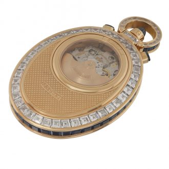 Unique Swiss gold chronograph watch with thermometer Circa 1994