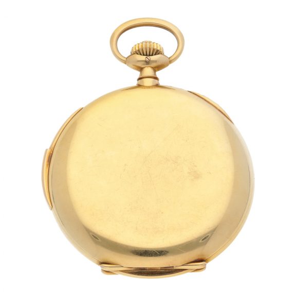 German yellow gold minute repeating lever watch Circa 1910 German yellow gold minute repeating lever watch Circa 1910