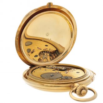 German yellow gold minute repeating lever watch Circa 1910