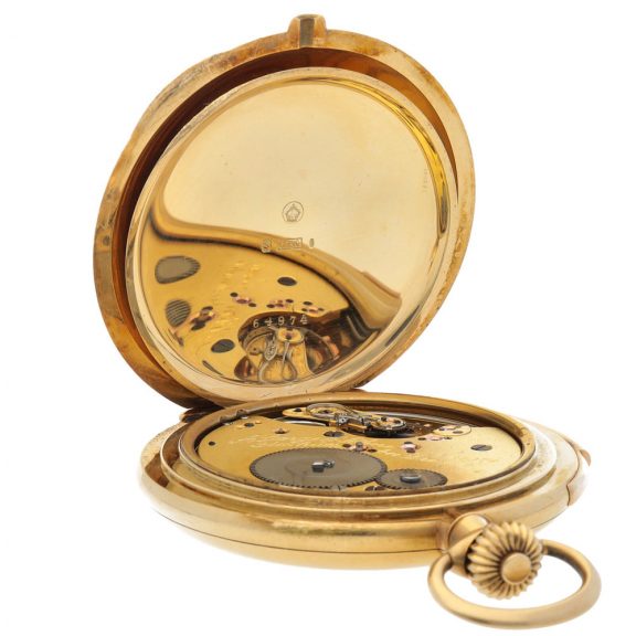 German yellow gold minute repeating lever watch Circa 1910 German yellow gold minute repeating lever watch Circa 1910
