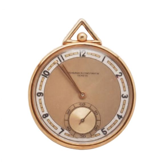Swiss 18K gold open faced keyless lever dress watch Circa 1925