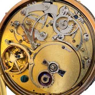 Presumably Swiss gold repeating musical watch Circa 1830